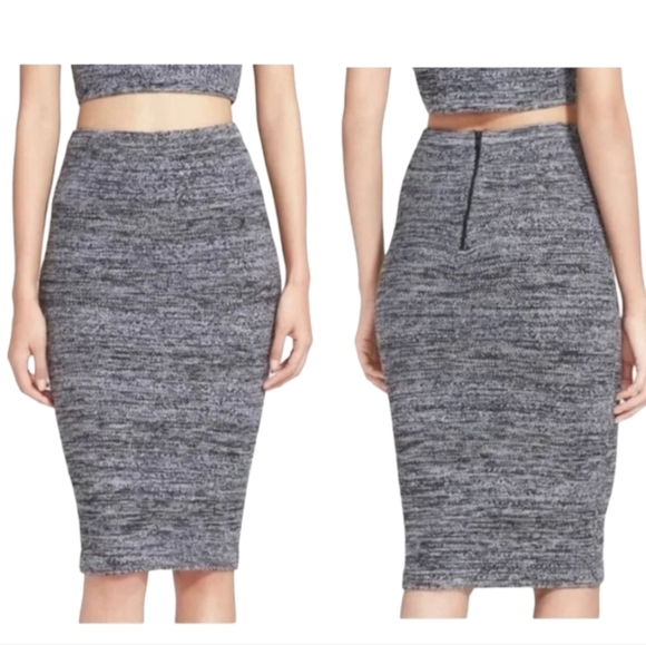ALICE+OLIVIA Wool 'Employed' Skirt Large - Picture 1 of 6